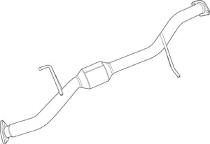 GREDDY CROSS EXHAUST S-STYLE FOR MITSUBISHI TRITON 3DF-LC2T 4N16 10133901
