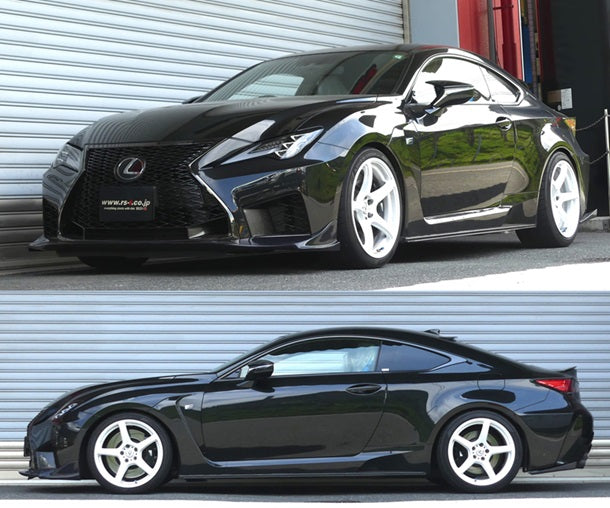 RS-R BEST-I ACTIVE COILOVER SUSPENSION RECOMMENDED SPRING RATE FOR LEXUS RC F USC10 LIT999MA