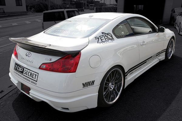 TOP SECRET G-FORCE SIDE STEP HALF CARBON FOR NISSAN SKYLINE V36 360GT TOP-SECRET-00522