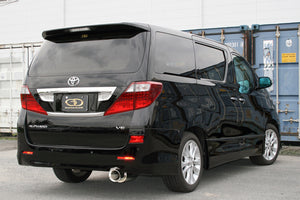 GANADOR CONVERT ROUGE POLISHED EXHAUST FOR TOYOTA ALPHARD VELLFIRE GGH20W GGH25W 2WD 4WD 2GR-FE 3.500CC VRE-002PO