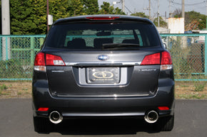 GANADOR CONVERT ROUGE POLISHED EXHAUST FOR SUBARU LEGACY TOURING WAGON BR9 EJ25T 2,500CC TURBO VRE-031PO