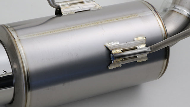 GANADOR VERTEX SPORTS TITANIUM BLUE EXHAUST FOR SUBARU FORESTER SK9 FB20-MA1 VRE-050TBL