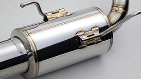 GANADOR VERTEX SPORTS POLISHED EXHAUST FOR SUBARU FORESTER SK5 CB18 1,795CC VRE-051PO