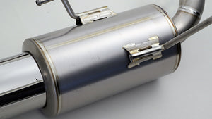GANADOR VERTEX SPORTS TITANIUM POLISHED EXHAUST FOR SUBARU FORESTER SK5 CB18 1,795CC VRE-051TPO
