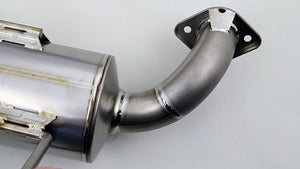 GANADOR VERTEX SPORTS TITANIUM POLISHED EXHAUST FOR SUBARU FORESTER SK5 CB18 1,795CC VRE-051TPO