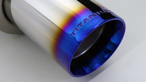 GANADOR VERTEX SPORTS TITANIUM POLISHED EXHAUST FOR SUBARU FORESTER SK5 CB18 1,795CC VRE-051TPO