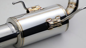 GANADOR VERTEX SPORTS POLISHED EXHAUST FOR SUBARU FORESTER SL5 CB18 1,795CC | TURBO VRS-054PO