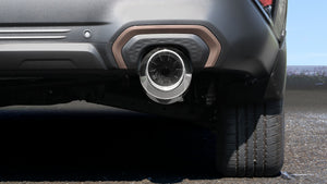 GANADOR VERTEX SPORTS POLISHED EXHAUST FOR SUBARU FORESTER FB25 2,498CC | MC2 AC SYNCHRONOUS MOTOR VRS-056PO