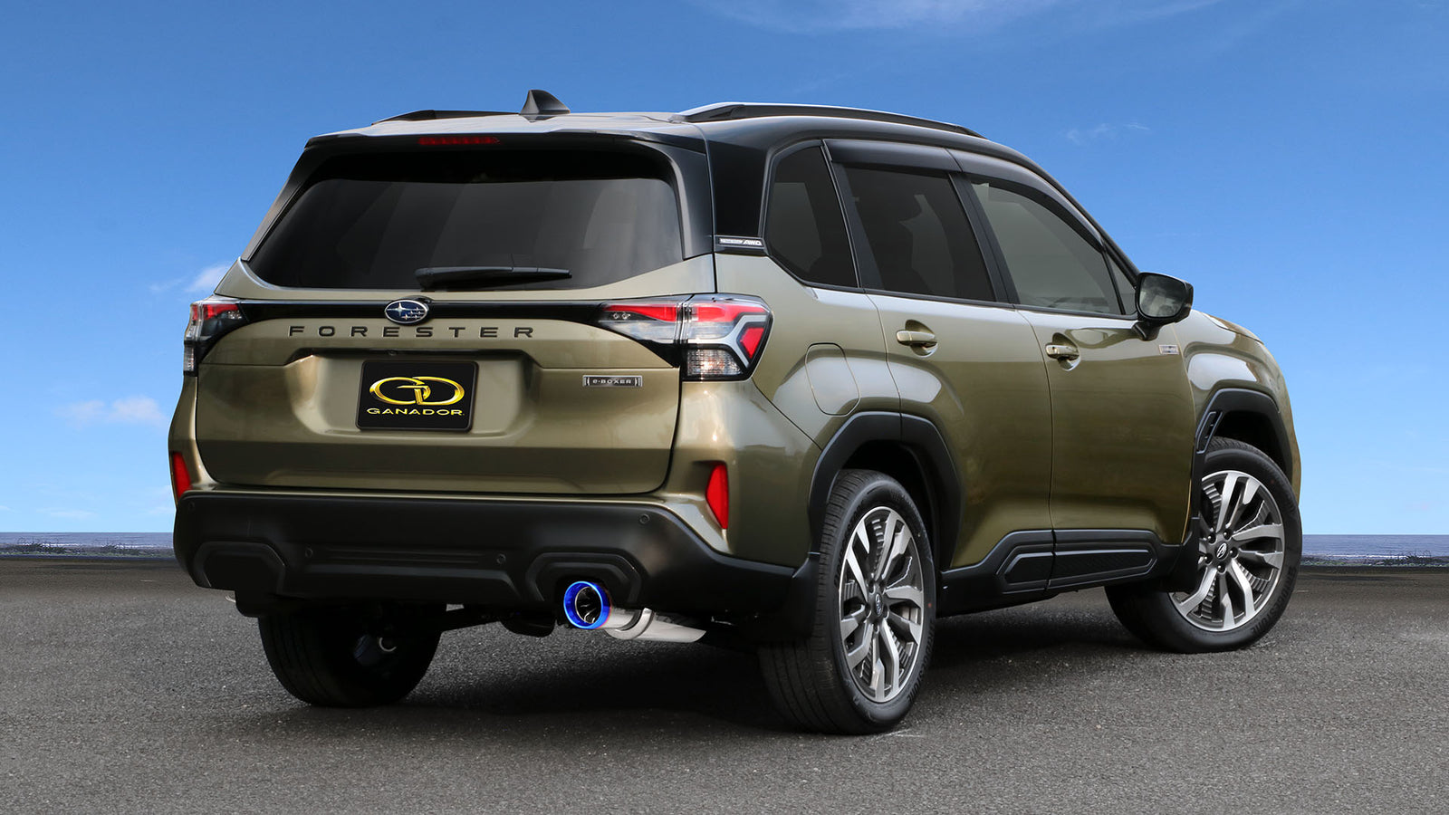 GANADOR VERTEX SPORTS BLUE EXHAUST FOR SUBARU FORESTER FB25 2,498CC | MC2 AC SYNCHRONOUS MOTOR VRS-056BL
