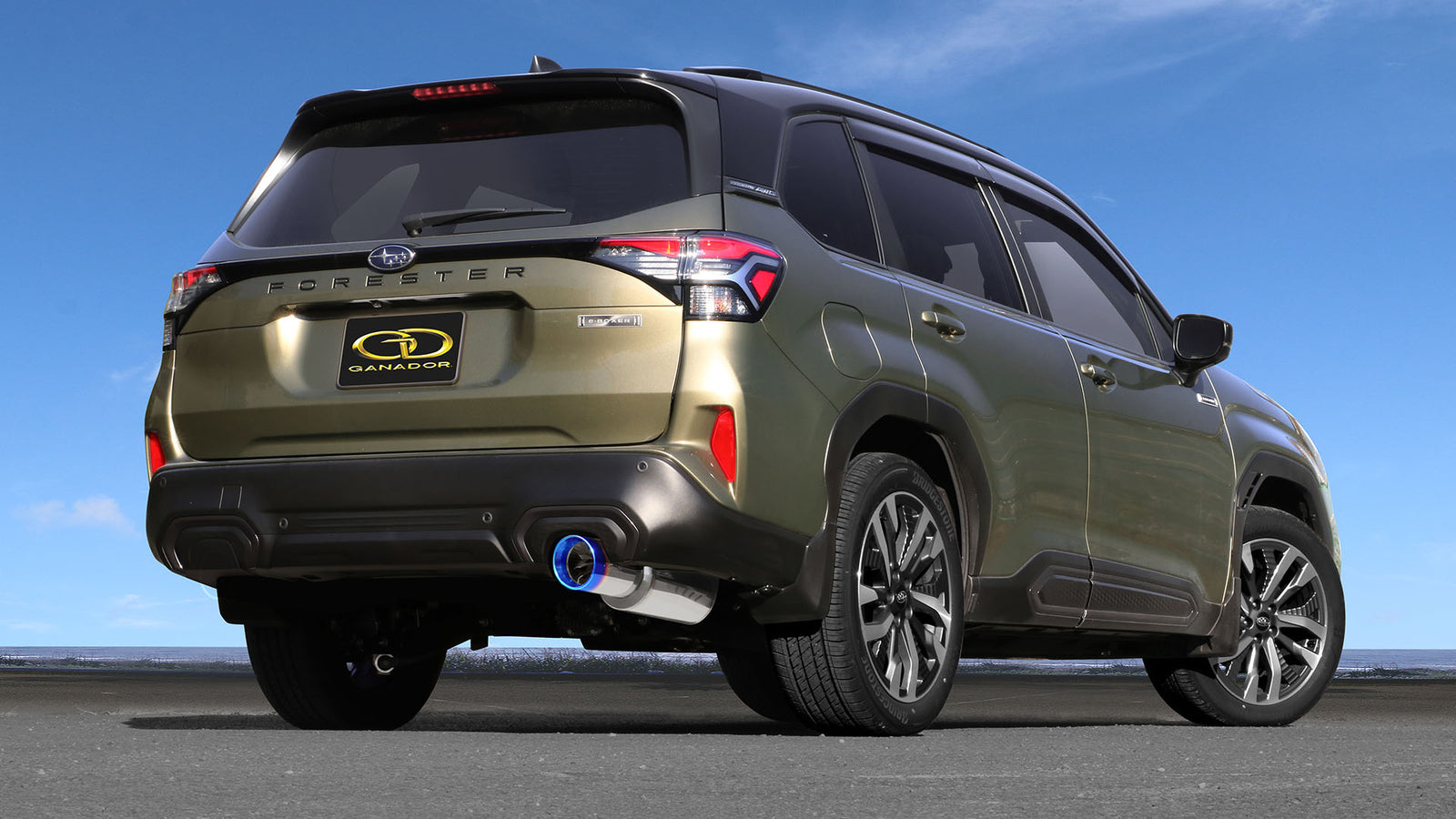 GANADOR VERTEX SPORTS BLUE EXHAUST FOR SUBARU FORESTER FB25 2,498CC | MC2 AC SYNCHRONOUS MOTOR VRS-056BL