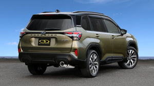 GANADOR VERTEX SPORTS POLISHED EXHAUST FOR SUBARU FORESTER FB25 2,498CC | MC2 AC SYNCHRONOUS MOTOR VRS-056PO