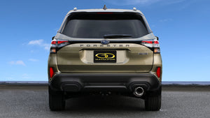 GANADOR VERTEX SPORTS POLISHED EXHAUST FOR SUBARU FORESTER FB25 2,498CC | MC2 AC SYNCHRONOUS MOTOR VRS-056PO