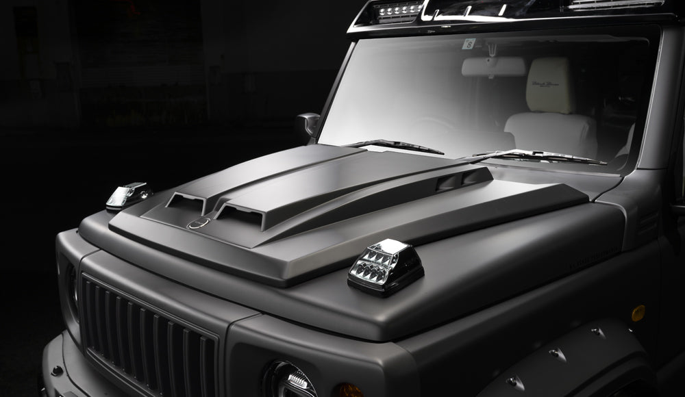 WALD SPORTS LINE BLACK BISON EDITION BONNET SCOOP COVER FRP FOR SUZUKI JIMNY JB64 WALD-00019