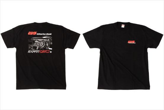 WORKS BELL T-SHIRT RAPFIX GTC BLACK S WB-00042