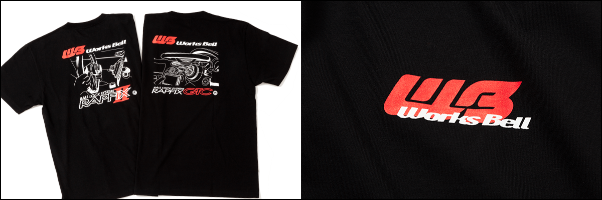 WORKS BELL T-SHIRT RAPFIX II BLACK S WB-00033