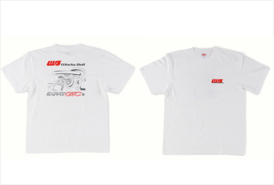 WORKS BELL T-SHIRT RAPFIX GTC WHITE S WB-00038