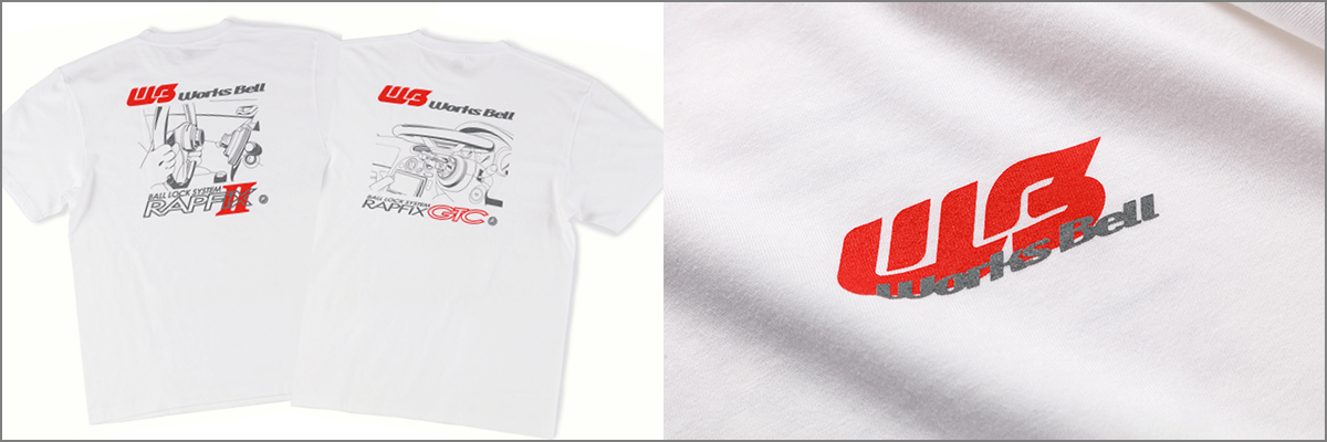 WORKS BELL T-SHIRT RAPFIX GTC WHITE S WB-00039