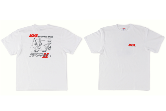 WORKS BELL T-SHIRT RAPFIX II WHITE S WB-00028