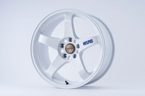 NISMO ALUMINUM ROAD WHEEL LM GT4 NISMO 40TH ANNIVERSARY WHITE MODEL 18X9.0 22 5X114.3 FOR NISSAN SKYLINE GT-R BNR32 4030S-RS585-WH
