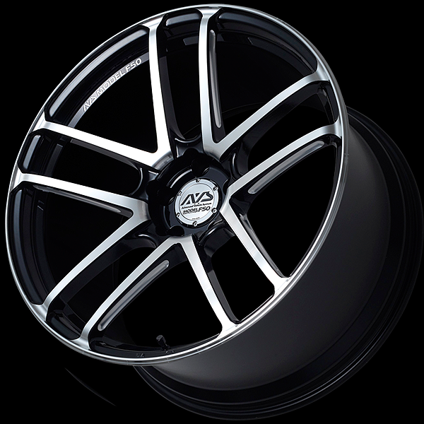 YOKOHAMA AVS MODEL F50 FOR EUROPEAN CARS 20X9.5J 5(M14)X112 29 GBC GLOSS BLACK COMBI YOKOHAMA-ADVAN-00210