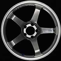 YOKOHAMA ADVAN RACING GT 18INCH FOR JAPANESE CARS 18X9.0J 5(M14)X120 53 MMB MACHINING - RACING METAL BLACK YOKOHAMA-ADVAN-03134