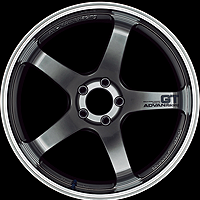 YOKOHAMA ADVAN RACING GT FOR JAPANESE CARS 19X9.0J 45 5X114.3 S MHB MACHINING - RACING HYPER BLACK YOKOHAMA-ADVAN-03196