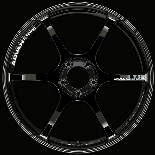 YOKOHAMA ADVAN RACING RG3 FOR JAPANESE CARS 17X9.0J 5X114.3 45 RGB RACING GLOSS BLACK YOKOHAMA-ADVAN-04047