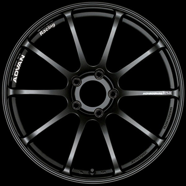 YOKOHAMA ADVAN RACING RS2 FOR JAPANESE CARS 20X9.5J 5X114.3 50 SGB SEMI-GLOSS BLACK YOKOHAMA-ADVAN-03853