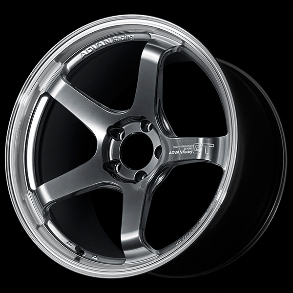 YOKOHAMA ADVAN RACING GT BEYOND FOR JAPANESE CARS 19X10.0J 5(M14)X114.3 25 MPB MACHINING - HYPER PLATINUM BLACK YOKOHAMA-ADVAN-02860