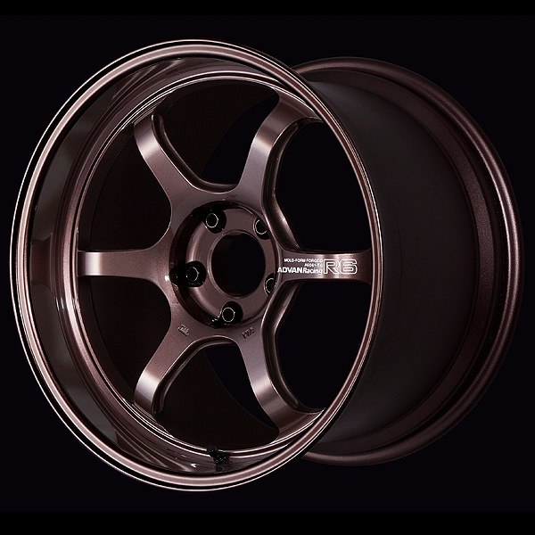 YOKOHAMA ADVAN RACING R6 18X10.5J 114.3X5(M14) 15 RACING COOPER BRONZE RCB FOR  YOKOHAMA-ADVAN-04679