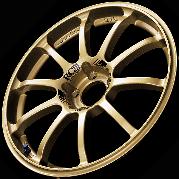 YOKOHAMA ADVAN RACING RC3 FOR JAPANESE CARS 17X7.0J 4X114.3 45 GG GOLD ...