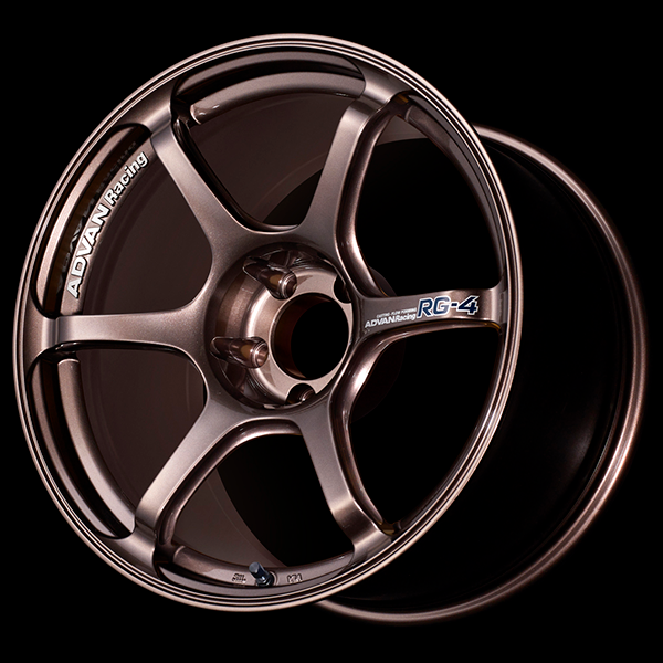 YOKOHAMA ADVAN RACING RG-4 FOR JAPANESE CARS 17X8.0J 5(M12)X114.3 37 RCB RACING COPPER BRONZE YOKOHAMA-ADVAN-00595