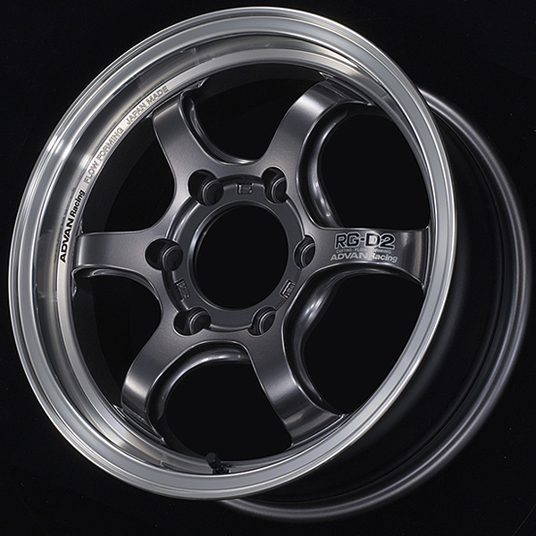 YOKOHAMA ADVAN RACING RG-D2 FOR HIACE 17X6.5J 6X139.7 38 MBG MACHINING ...