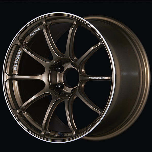 YOKOHAMA ADVAN RACING RSIII FOR JAPANESE CARS 18X10.0J 5(M12)X114.3 25 UBR AMBER BRONZE METALLIC - RING YOKOHAMA-ADVAN-01225