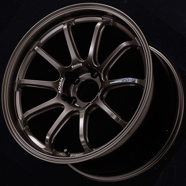 YOKOHAMA ADVAN RACING RS-DF PROGRESSIVE FOR JAPANESE CARS 18X8.0J 5(M14)X114.3 44 DBM DARK BRONZE METALLIC YOKOHAMA-ADVAN-04169