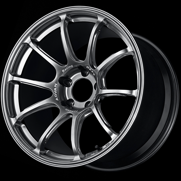 YOKOHAMA ADVAN RACING RZ-F2 FOR JAPANESE CARS 18X10.0J 5X114.3 Φ73 Φ73 HPB HYPER PLATINUM BLACK YOKOHAMA-ADVAN-01766