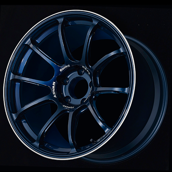 YOKOHAMA ADVAN RACING RZ-F2 FOR JAPANESE CARS 18X8.5J 5X114.3 Φ73 Φ73 TBR RACING TITANIUM BLUE - RING YOKOHAMA-ADVAN-01718