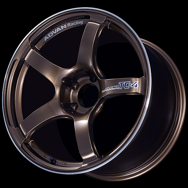 YOKOHAMA ADVAN RACING TC-4 FOR JAPANESE CARS 15X6.0J 4(M14)X100 38 UBR AMBER BRONZE METALLIC - RING YOKOHAMA-ADVAN-01328