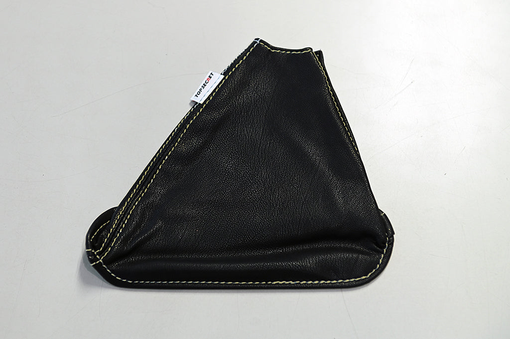 TOP SECRET HANDBRAKE BOOTS RED STITCHING FOR NISSAN SKYLINE GT-R BCNR33 TOP-SECRET-00365