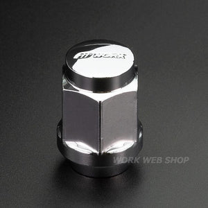 WORK M14XP1.5 LOCK NUT SET 20 PIECES CHROME WORK-00012