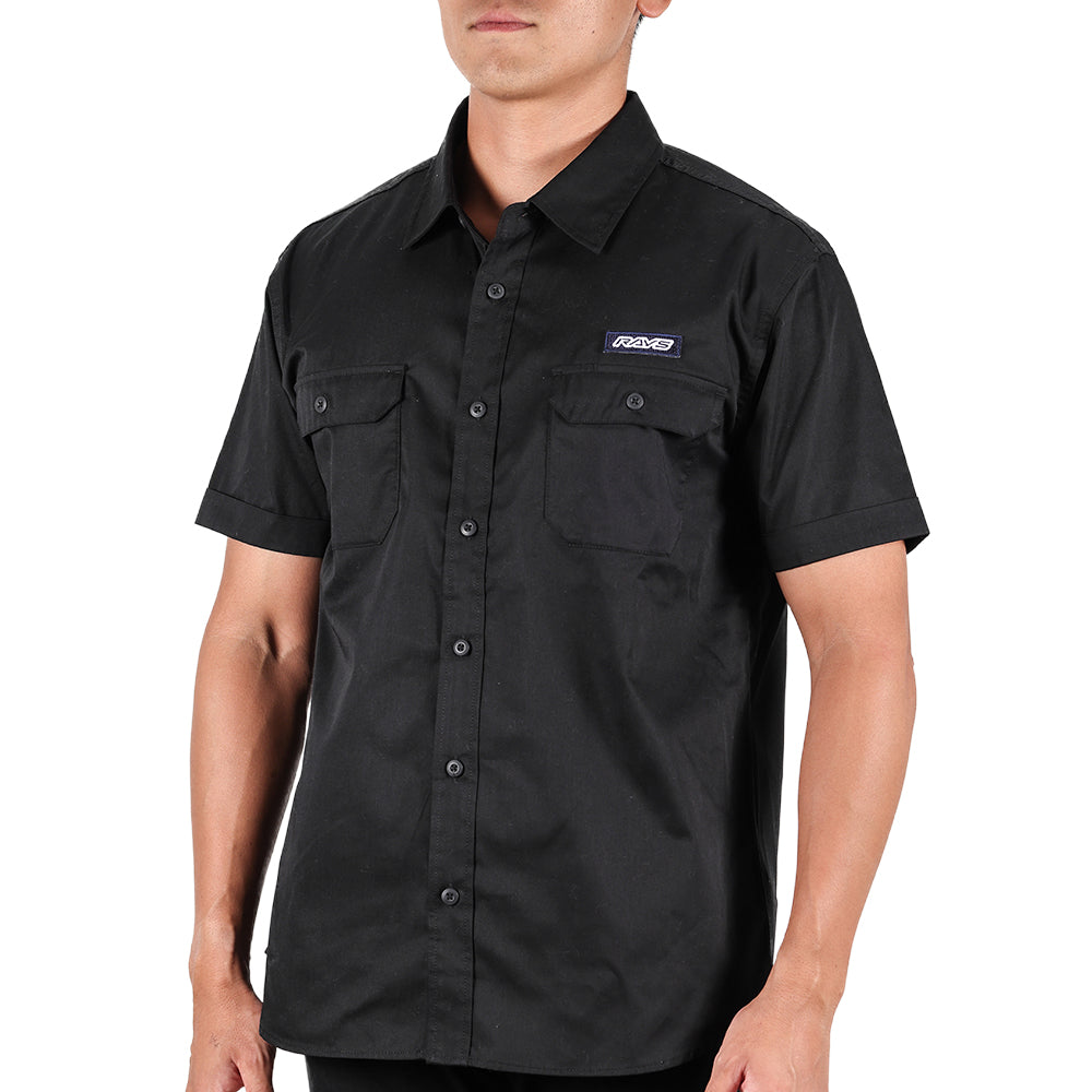 RAYS No.10 RAYS T/C WORK SHIRT 23A SIZE M BLACK 7409030020001