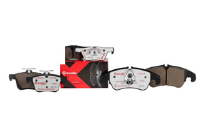 BREMBO BRAKE PADS EXTRA LEFT AND RIGHT SET FRONT FOR VOLKSWAGEN TOURAN 1TBLG 07.03-09.08 P85-075X