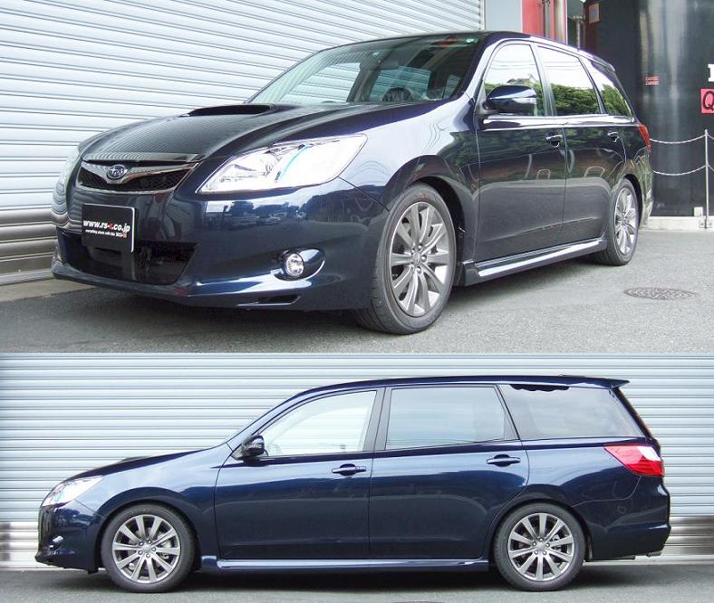 RS-R BASIC-I COILOVER SUSPENSION RECOMMENDED SPRING RATE FOR SUBARU EXIGA YA5 BAIF800M