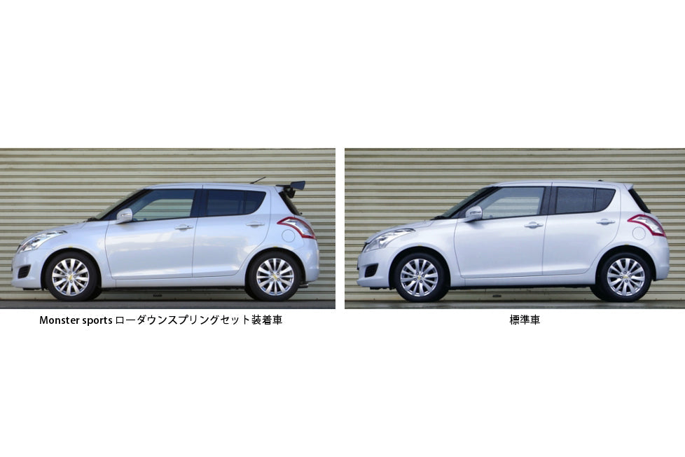 MONSTER SPORT LOWDOWN SPRING SET FOR SUZUKI SWIFT RS ZC72S 520502-4810M