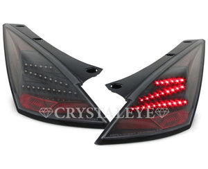 CRYSTAL EYE LED TAIL BLACK FOR NISSAN FAIRLADY Z Z33 KOUKI D044BK