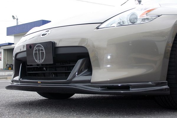TOP SECRET FRONT LIP SPOILER CARBON FOR NISSAN FAIRLADY Z34 370Z TOP-SECRET-00479