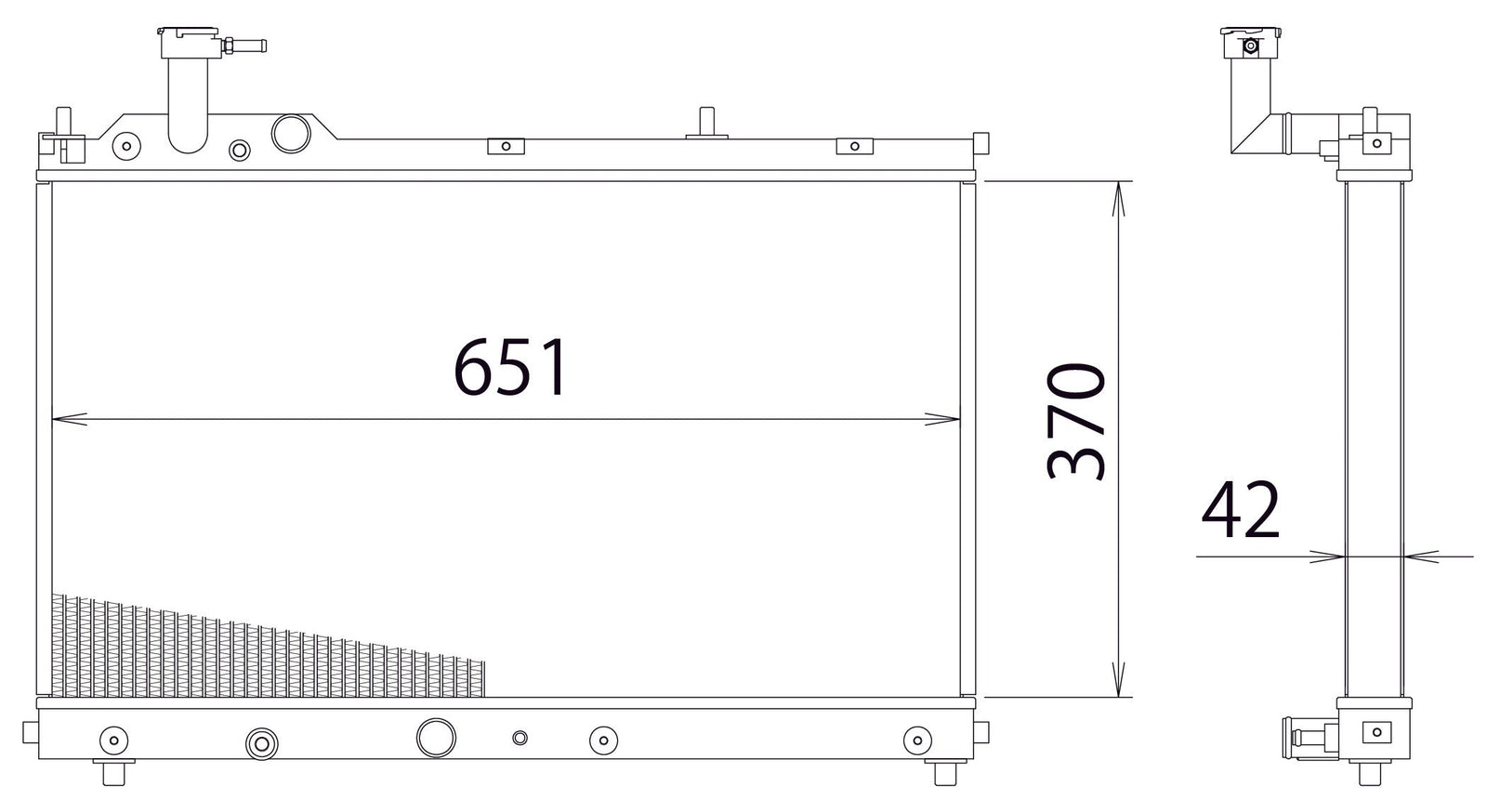GREDDY ALUMINUM RADIATOR TW-R FOR SUZUKI SWIFT SPORTS ZC33S K14C 12093801