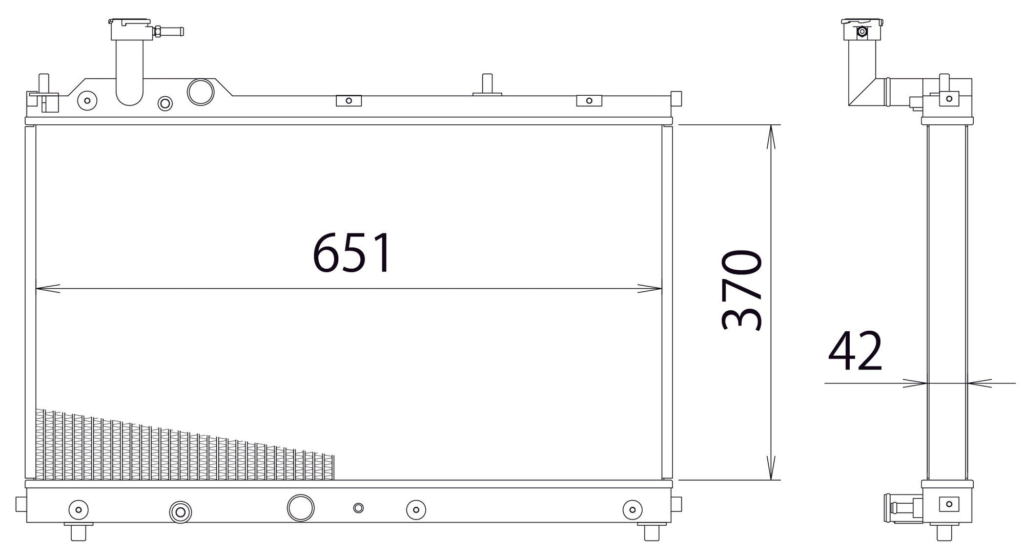GREDDY ALUMINUM RADIATOR TW-R FOR SUZUKI SWIFT SPORTS ZC33S K14C 12093801