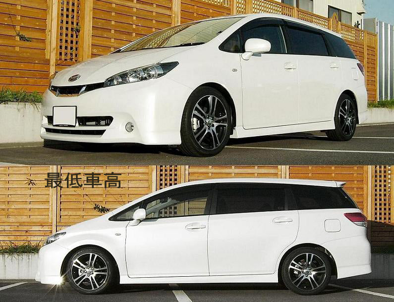 RS-R BASIC-I COILOVER SUSPENSION RECOMMENDED SPRING RATE FOR TOYOTA WISH ZGE25W BAIT868M