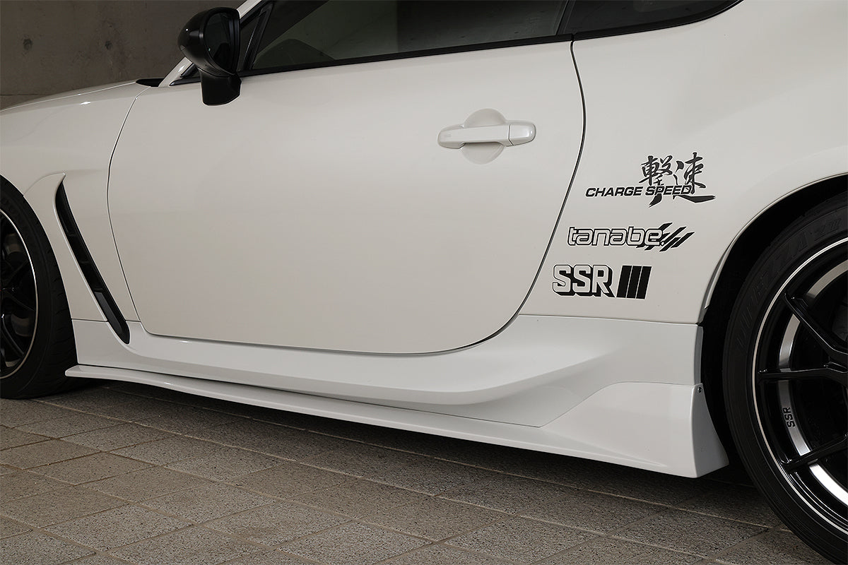 CHARGE SPEED FRONT SIDE SKIRT FRP FOR TOYOTA GR86 ZN8 CAHRGESPEED-00022